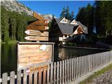 Lech da Sompunt - Rifugio Puez / Puez Hütte